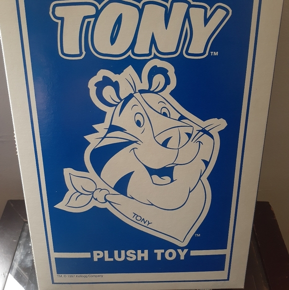 🐯🥣 TONEY THE TIGER 1997 Plush Doll NIB Collector's Item Rare  🐯🥣 - Picture 4 of 14